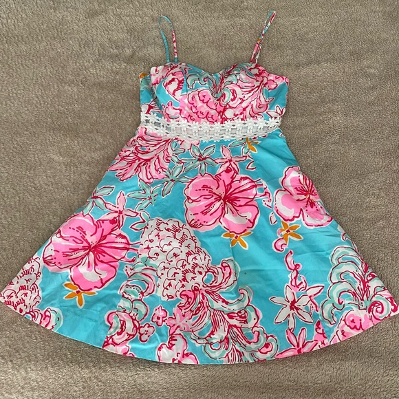 Lilly Pulitzer Lenore Dress 2 - Picture 2 of 15